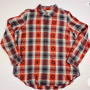 ARIAT AZTEC SOUTHWESTERN BUTTON UP
